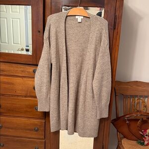 H&M Women's Beige Open Cardigan